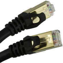 Cable de cable de conexión de red Cat7 de alta velocidad con SSTP RJ45